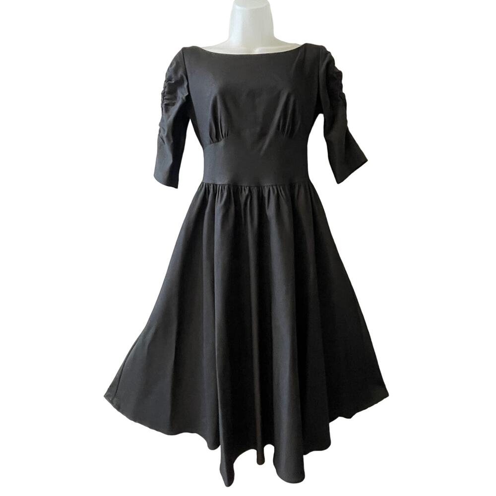 Stop Staring 1950's Inspired Retro October Swing Dress Size Small